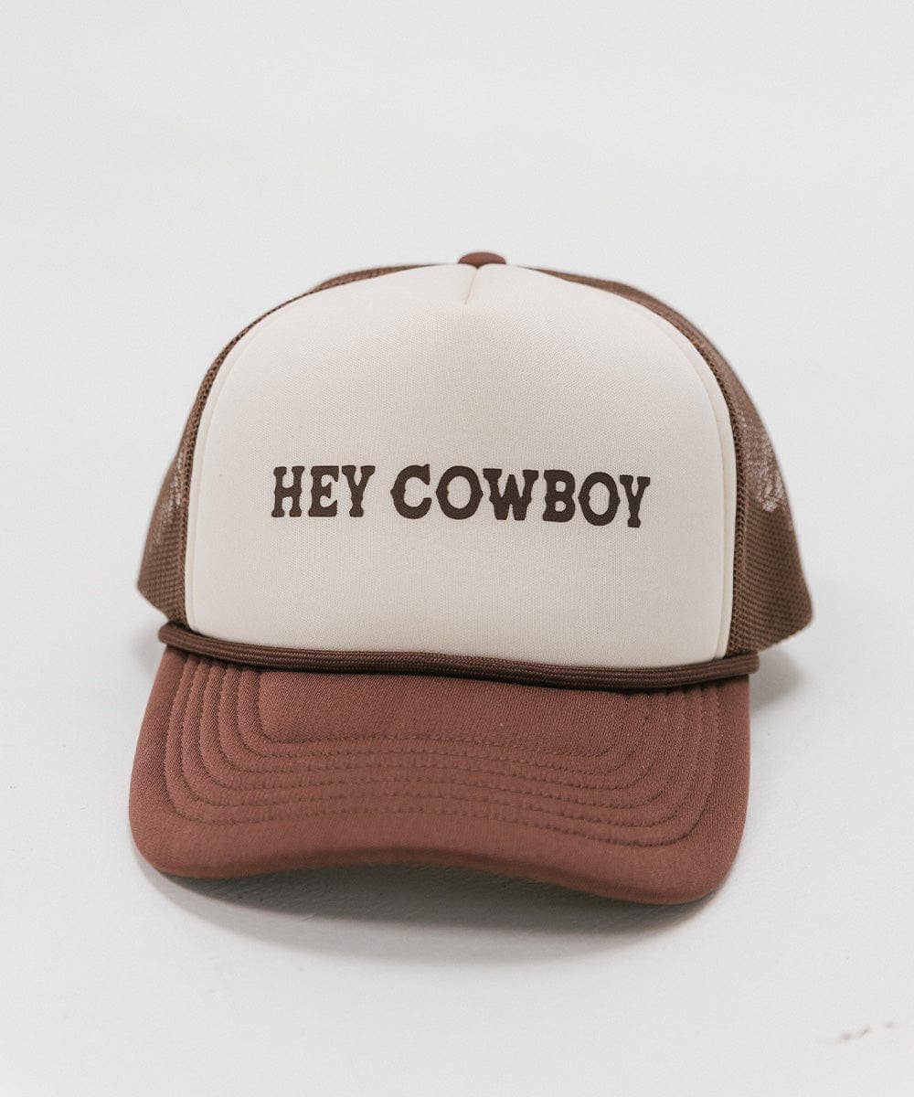 Hey Cowboy Foam Trucker Hat