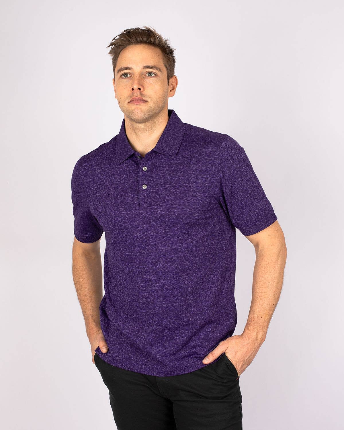 Eco Tri-Blend Space Dye Polo