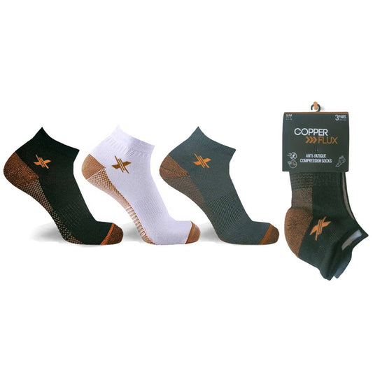 COPPER-INFUSED ANKLE SOCKS