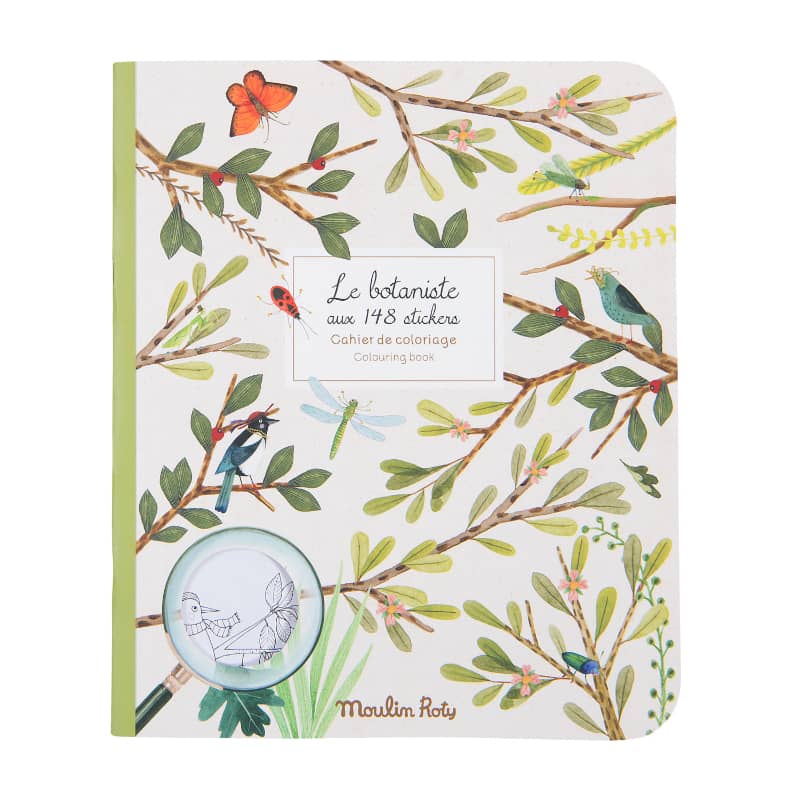 Coloring Book & Stickers - Botanist/Gardener Theme