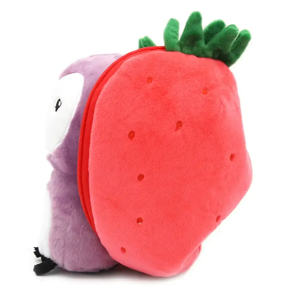 Violet the owl/strawberry plush toy - Flipetz