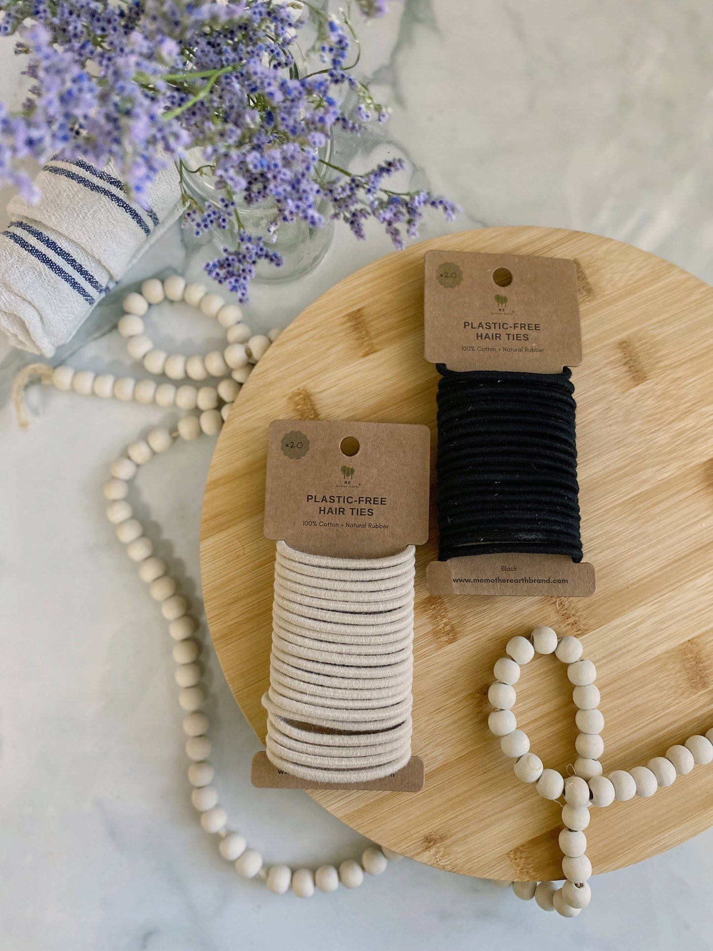 Plastic-Free Hair Ties | Zero Waste