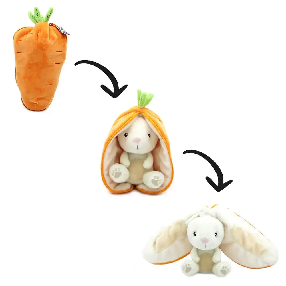 Gadget the rabbit/carrot plush toy - Flipetz