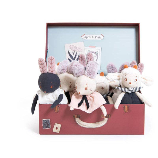 Soft Artisan Stuffies - Sheep, Mouse, & Rabbit