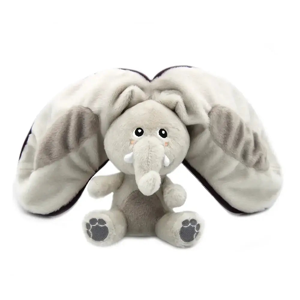 Velvet the elephant/eggplant soft toy - Flipetz