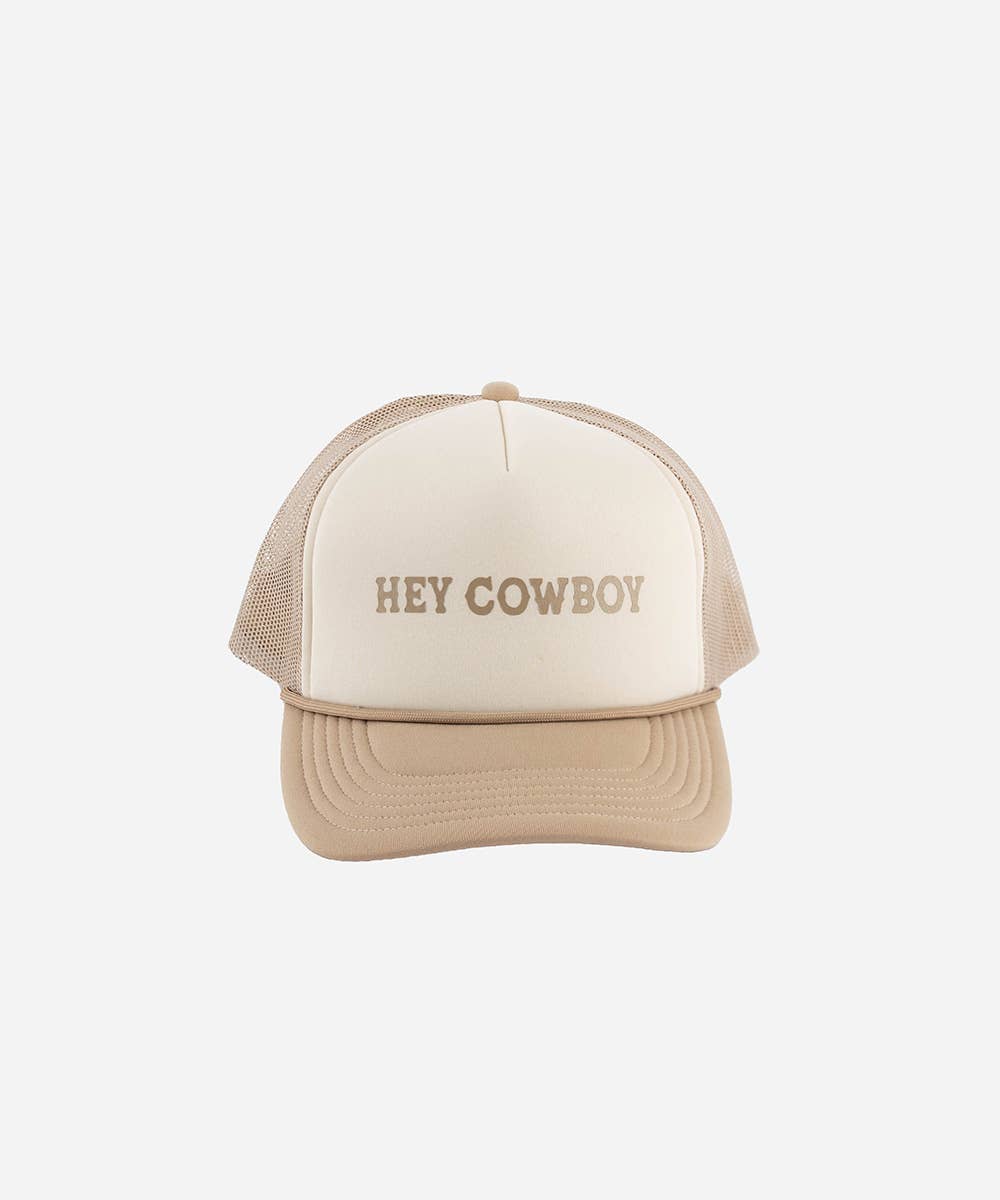 Hey Cowboy Foam Trucker Hat