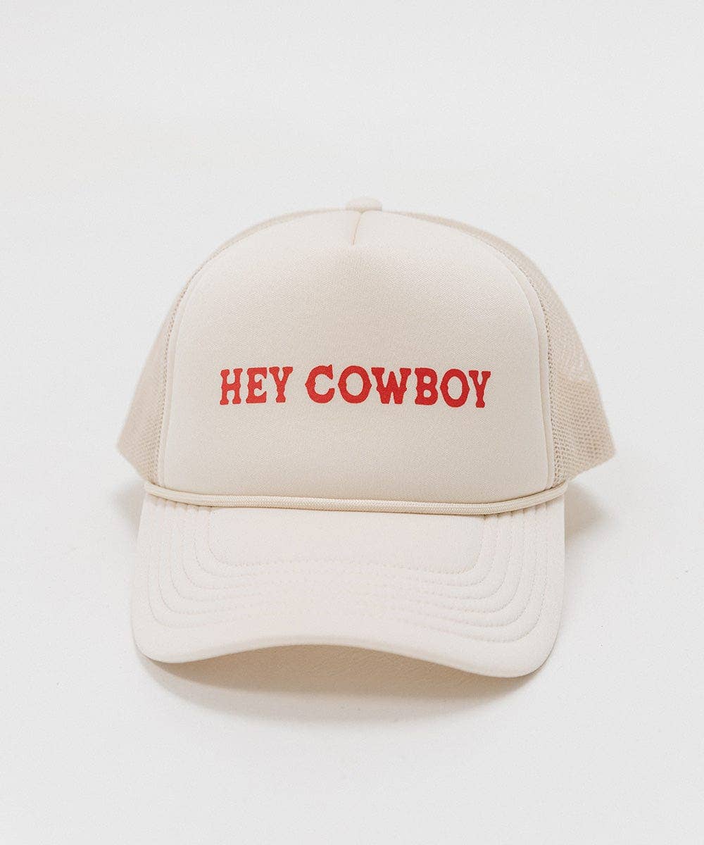 Hey Cowboy Foam Trucker Hat