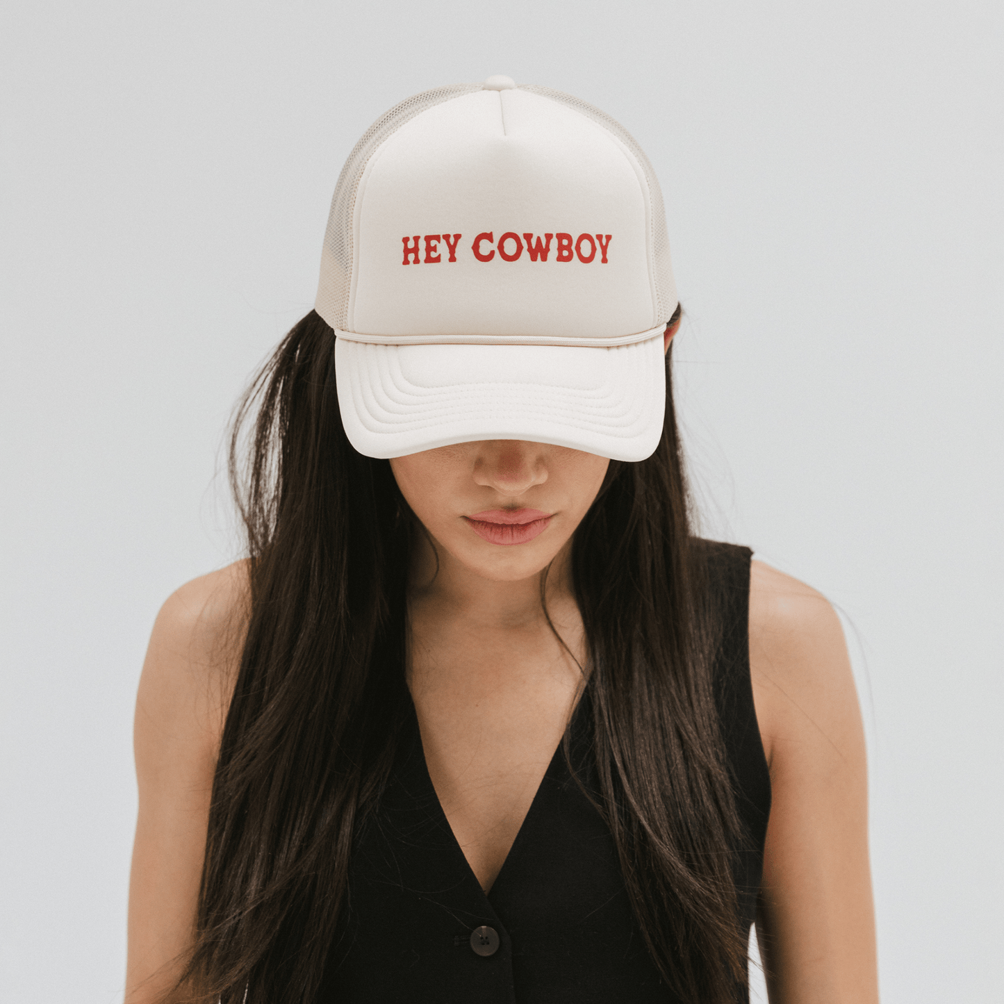 Hey Cowboy Foam Trucker Hat