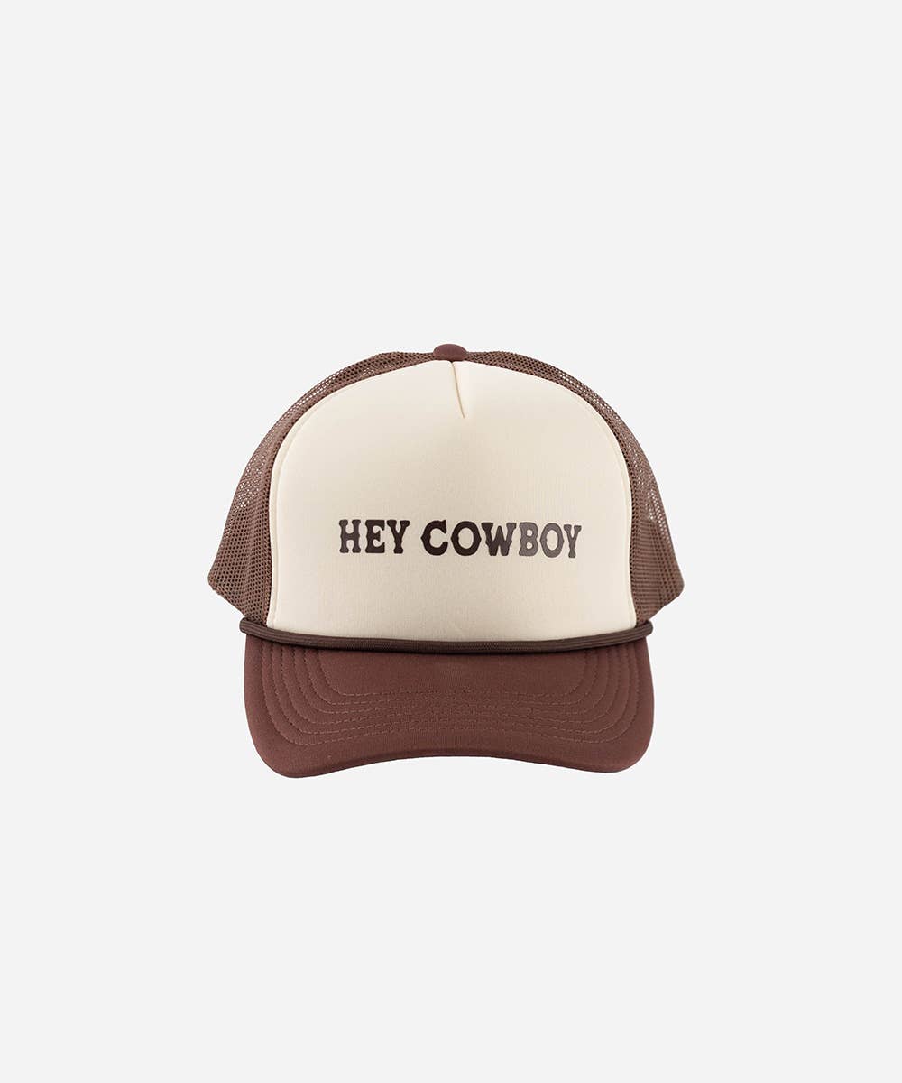 Hey Cowboy Foam Trucker Hat