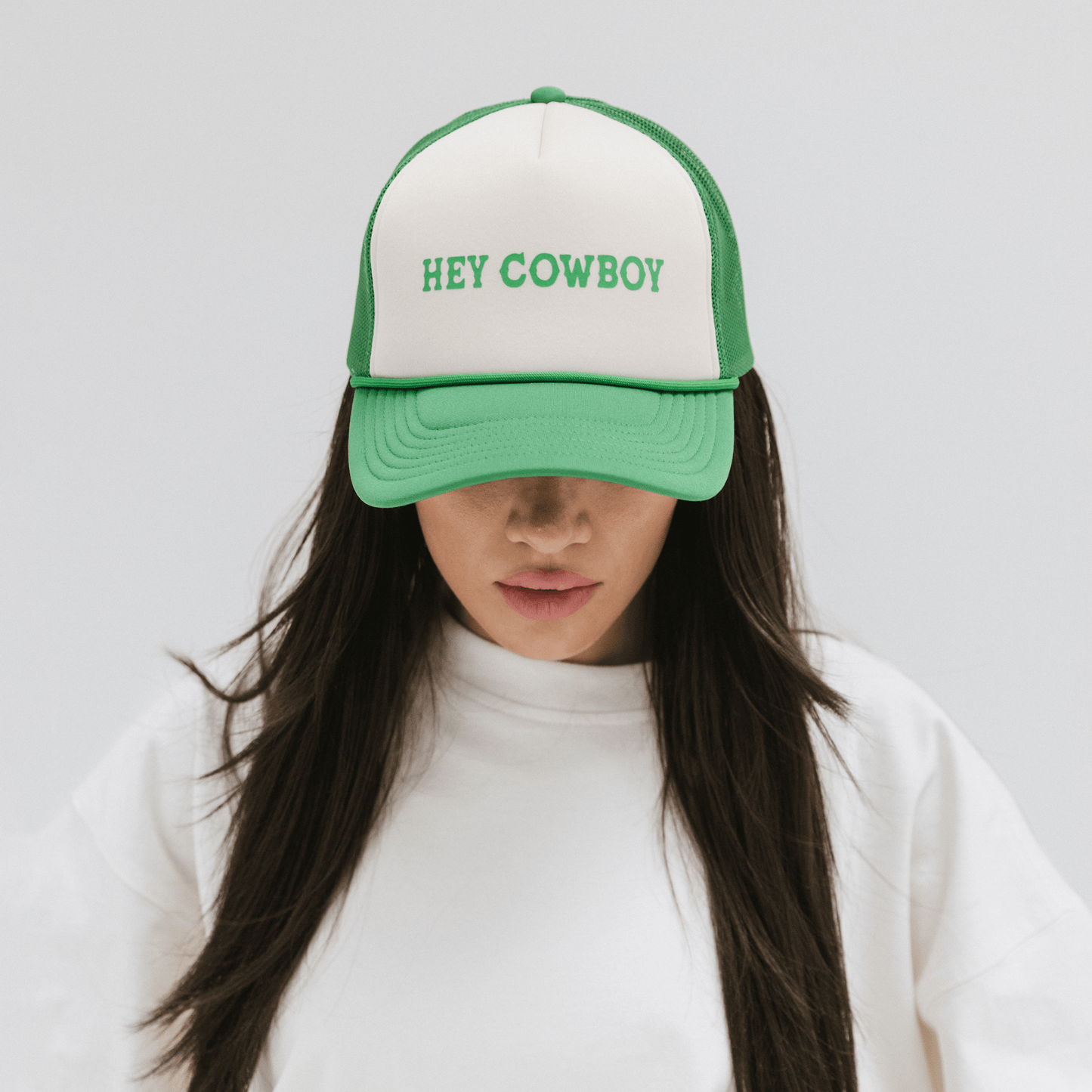 Hey Cowboy Foam Trucker Hat