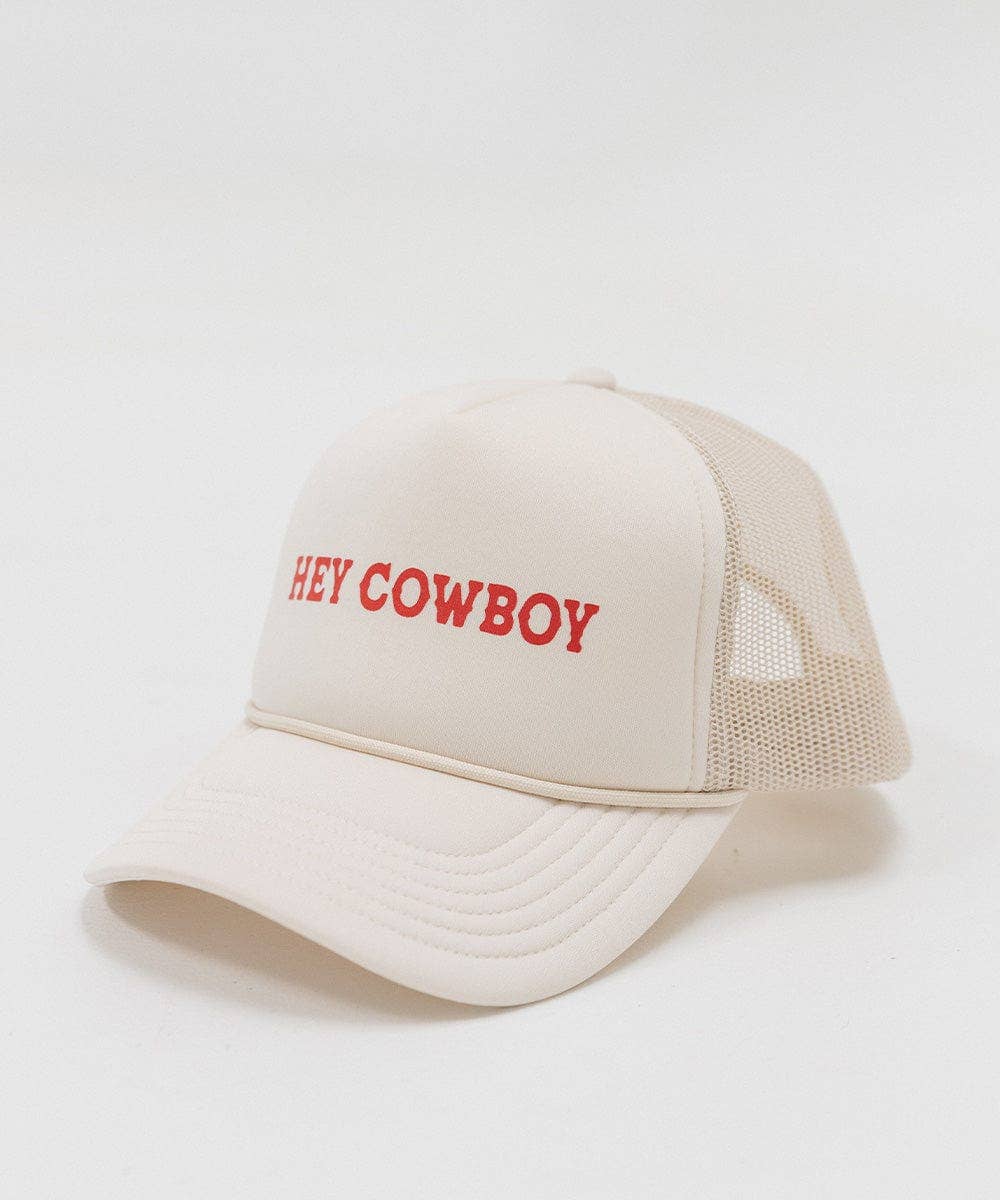 Hey Cowboy Foam Trucker Hat