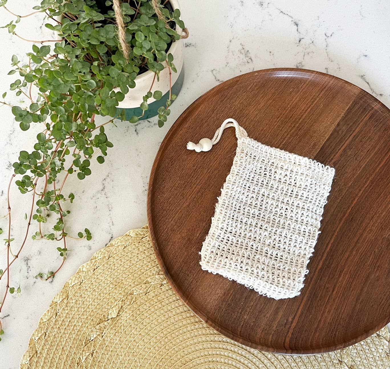 Biodegradable Natural Sisal Soap Saver Pouch | Eco Friendly