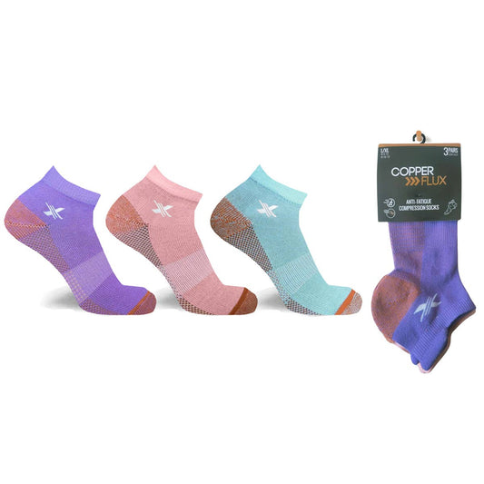 COPPER-INFUSED ANKLE SOCKS